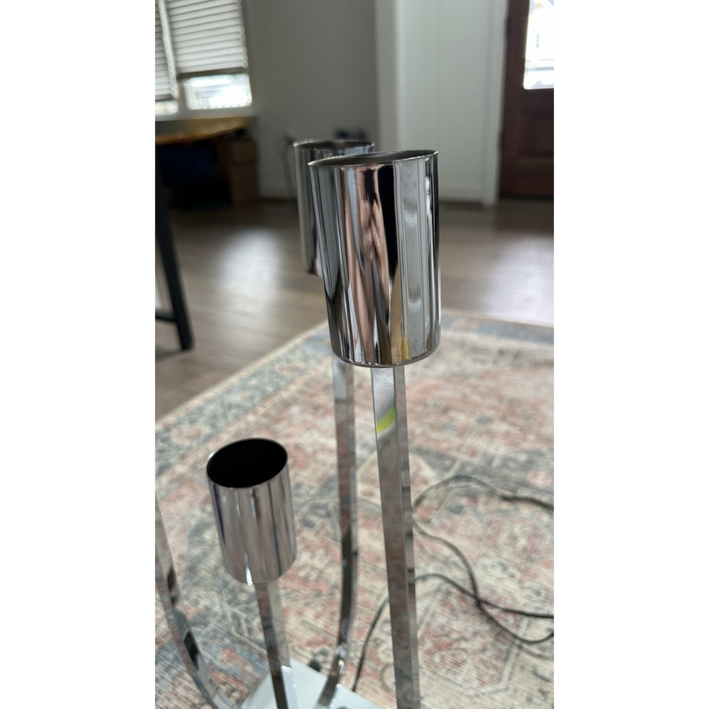 Robert Sonneman 1960-1970s Rare Chrome Bubble Lamp - Picture 4 of 11